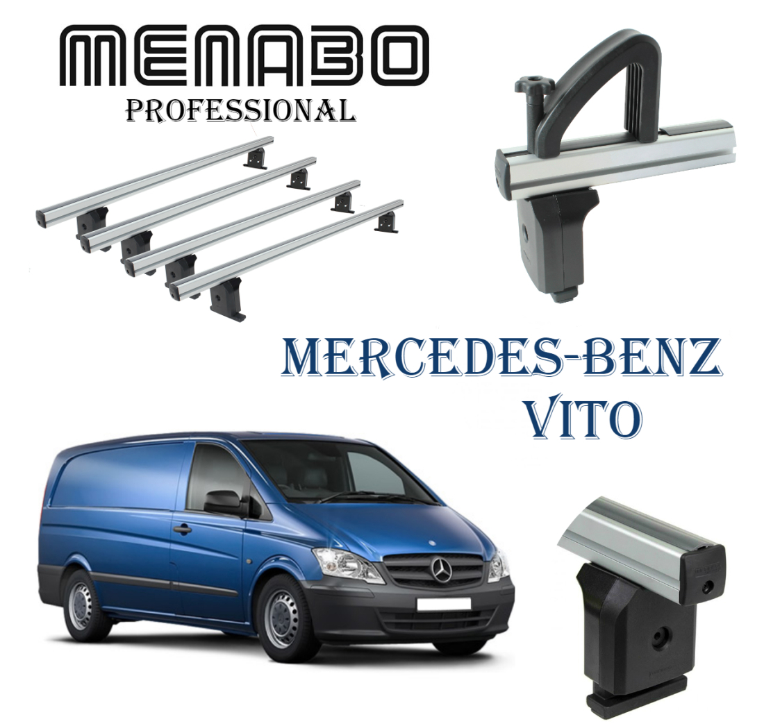 KROVNI NOSAČI ZA MERCEDES VITO (W447) -  2014 > + GRANIČNICI